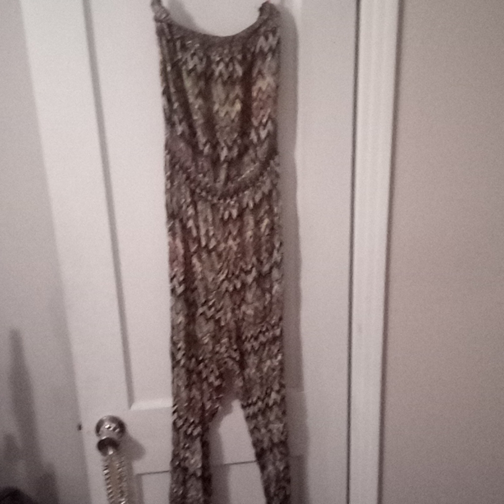 Multicolored pants dress